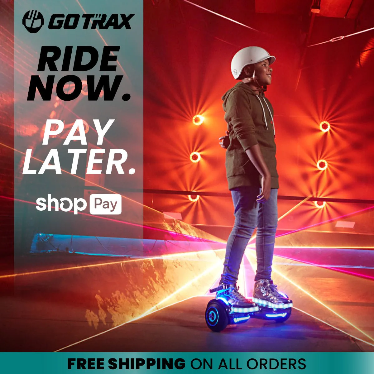 Glide Chrome Bluetooth Hoverboard 6.5" - Image 3